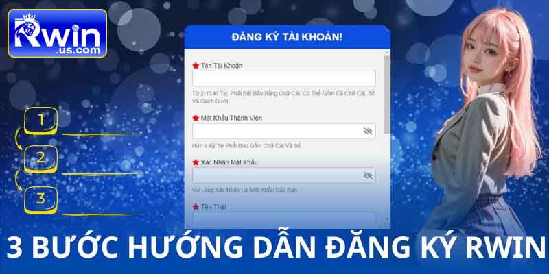 Đăng ký tài khoản Rwin